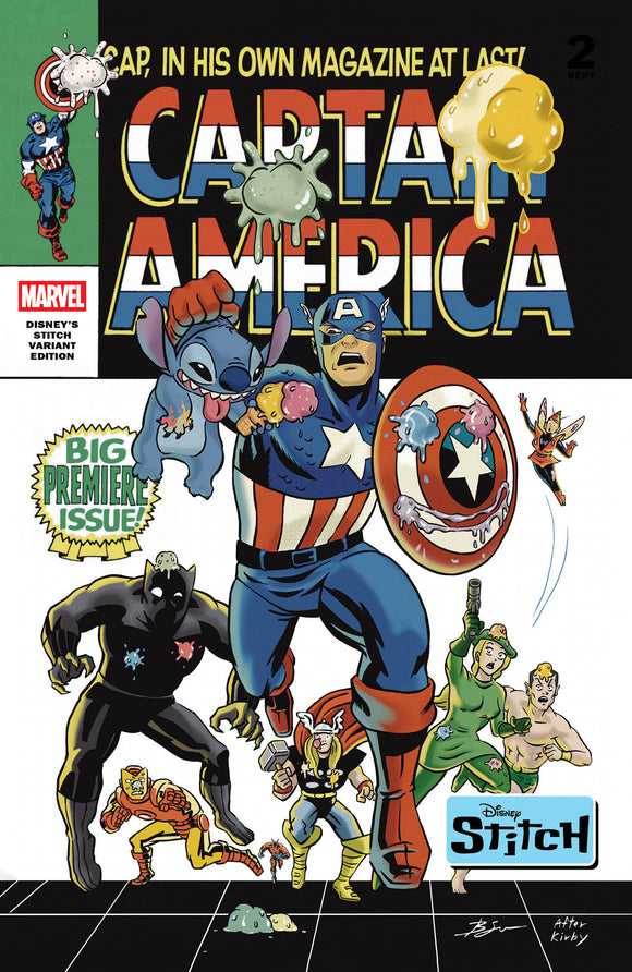 CAPTAIN AMERICA #3 BEN SU DISNEY STITCH VARIANT (2025)