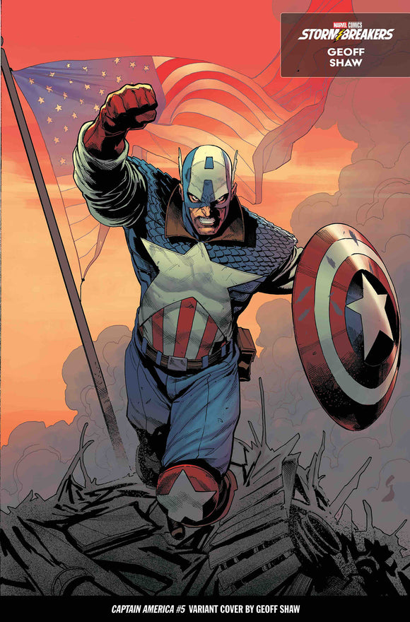 CAPTAIN AMERICA #5 GEOFF SHAW FROM THE CHAOS A COSTUME VARIANT (2025)
