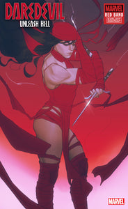 *Pre-Order* DAREDEVIL: UNLEASH HELL - RED BAND #1 JOSHUA SWABY ELEKTRA VARIANT [POLYBAGGED]