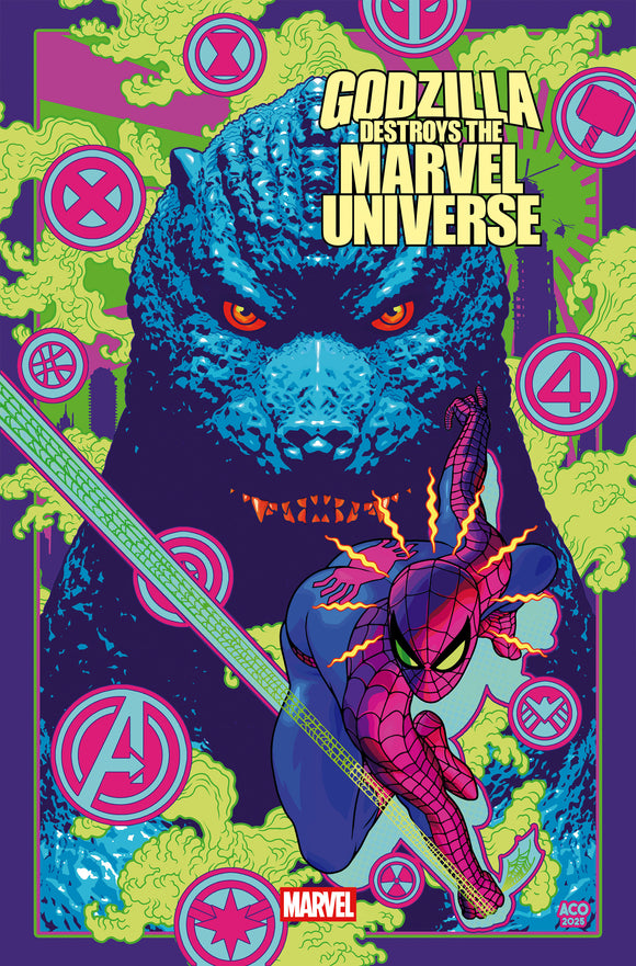 GODZILLA DESTROYS THE MARVEL UNIVERSE #4 ACO VARIANT (2025)
