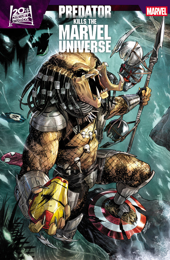 PREDATOR KILLS THE MARVEL UNIVERSE #1 MICHELE BANDINI 2ND PRINTING VARIANT (2025)