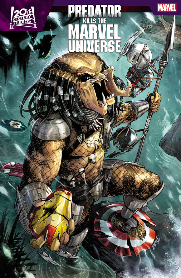 PREDATOR KILLS THE MARVEL UNIVERSE #1 MICHELE BANDINI FOIL VARIANT