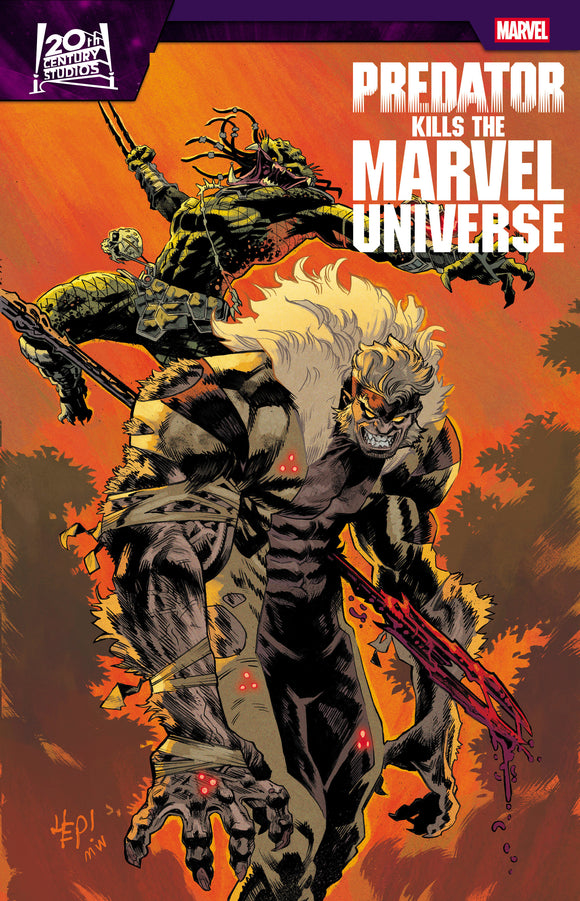PREDATOR KILLS THE MARVEL UNIVERSE #3 SCOTT HEPBURN HUNTING THE HUNTERS VARIANT (2025)
