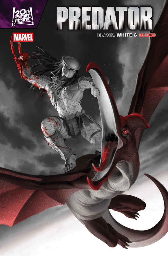 PREDATOR: BLACK, WHITE & BLOOD #4 JUNGGEUN YOON VARIANT (2025)