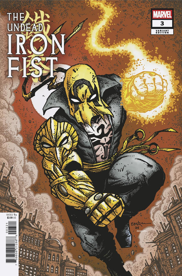 THE UNDEAD IRON FIST #3 KEVIN EASTMAN VARIANT (2025)