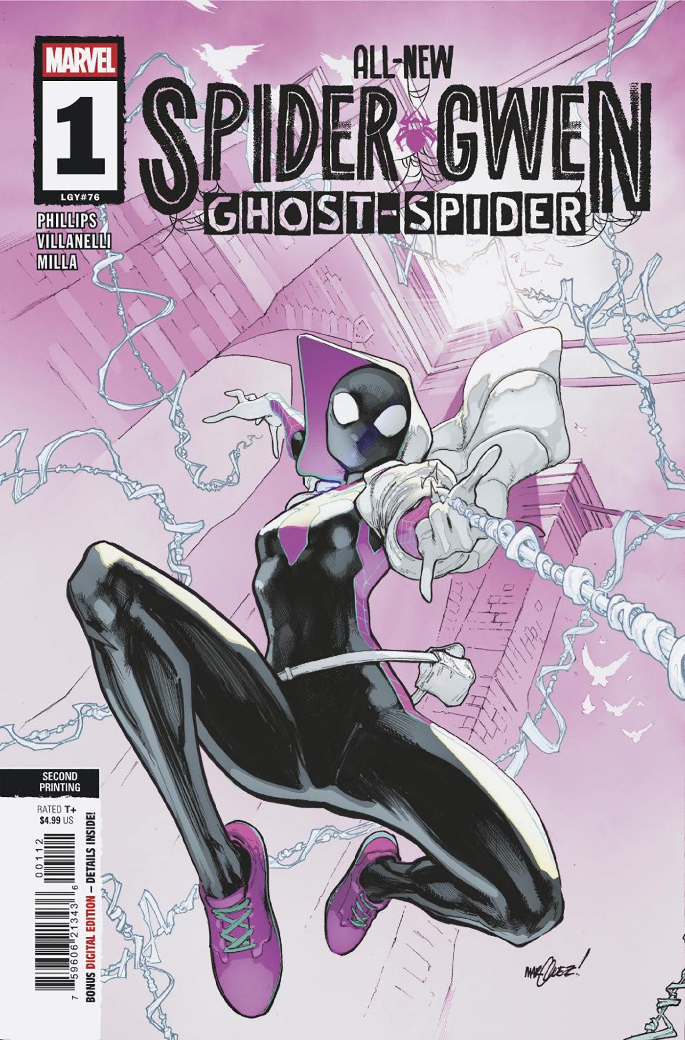 アメコミリーフ All-New Spider-Gwen #1 CGC 9.8 ALL-NEW SPIDER-GWEN: THE GHOST-SPIDER #1 DAVID MARQUEZ 2ND