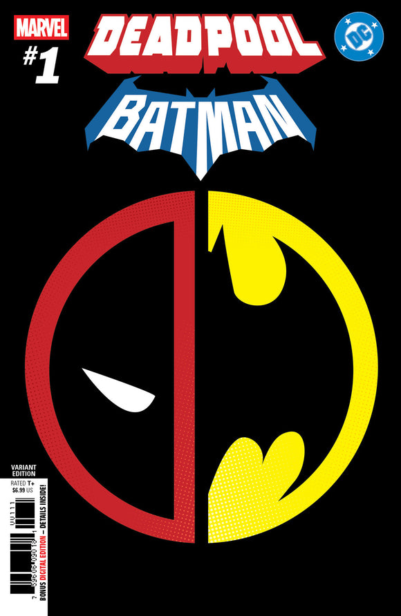 MARVEL/DC: DEADPOOL/BATMAN #1 INSIGNIA MASHUP VARIANT (2025)