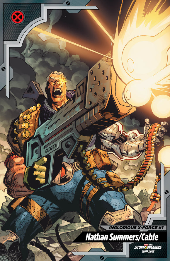 *Pre-Order* INGLORIOUS X-FORCE #1 GEOFF SHAW X-MEN TRADING CARD VARIANT