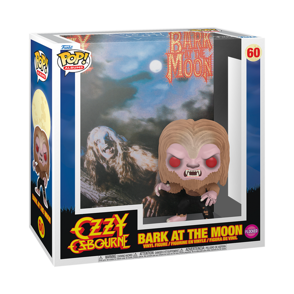 POP ALBUMS OZZY OSBOURNE BARK AT THE MOON (FLOCKED)