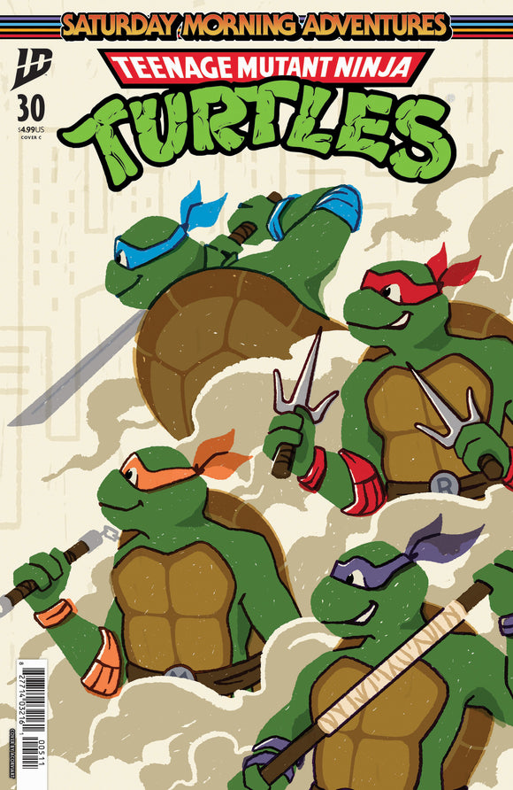 Teenage Mutant Ninja Turtles: Saturday Morning Adventures #30 Variant C (Acorviart) (2025)