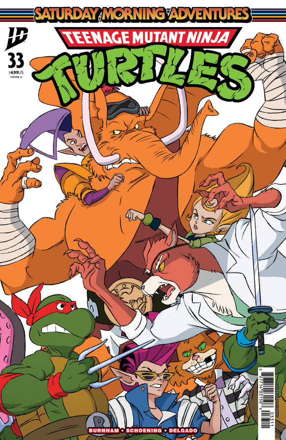 *Pre-Order* Teenage Mutant Ninja Turtles: Saturday Morning Adventures #33 Cover A (Schoening Connecting Cover Set)