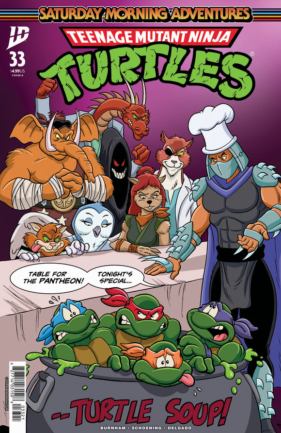 *Pre-Order* Teenage Mutant Ninja Turtles: Saturday Morning Adventures #33 Variant B (Hazouri)