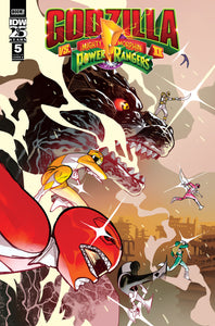 *Pre-Order* Godzilla Vs. The Mighty Morphin Power Rangers II #5 Cover A (Rivas)