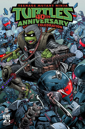 Teenage Mutant Ninja Turtles: 40th Anniversary Comics Celebration Variant RI (10) (Escorzas) [1:10]