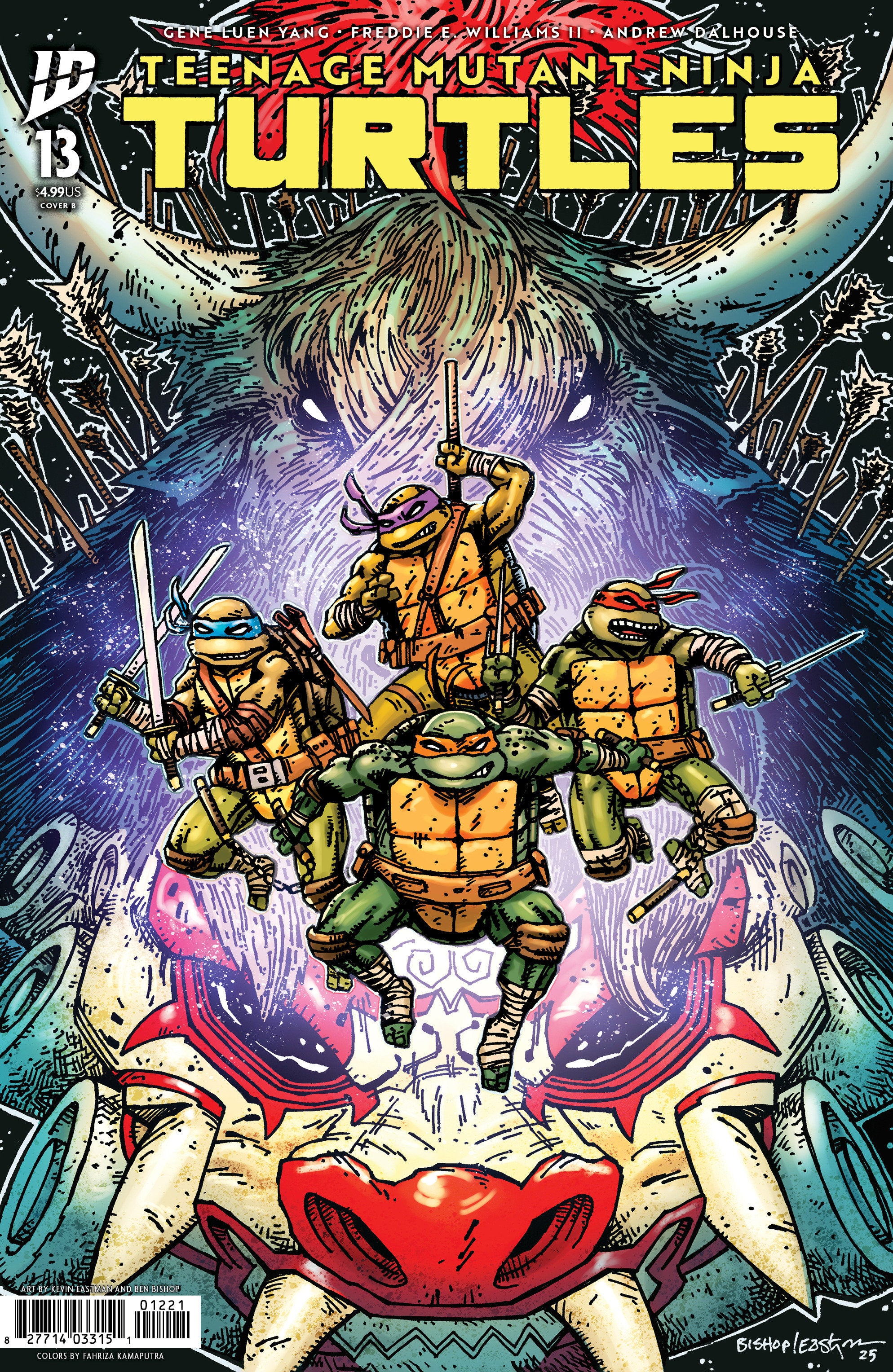 Teenage Mutant Ninja Turtles #13 Variant B (Eastman & Bishop