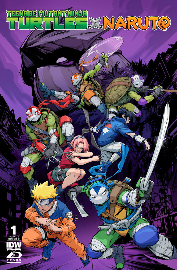 *Pre-Order* Teenage Mutant Ninja Turtles x Naruto #1 Variant B (Prasetya)