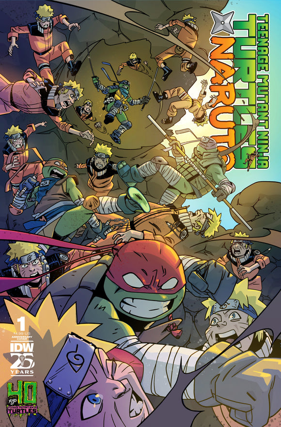 *Pre-Order* Teenage Mutant Ninja Turtles x Naruto #1 Variant 40th Anniversary (Duncan)