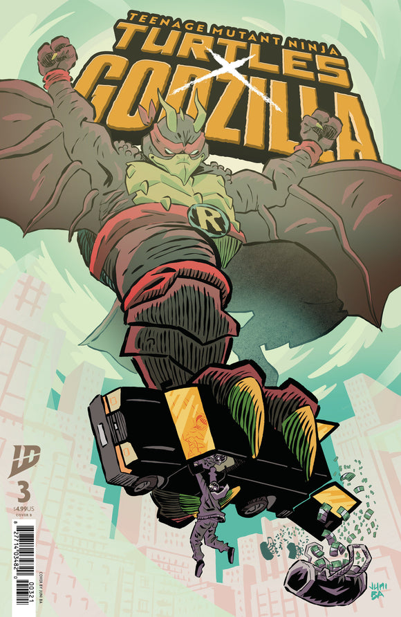 *Pre-Order* Teenage Mutant Ninja Turtles x Godzilla #3 Variant B (Ba)