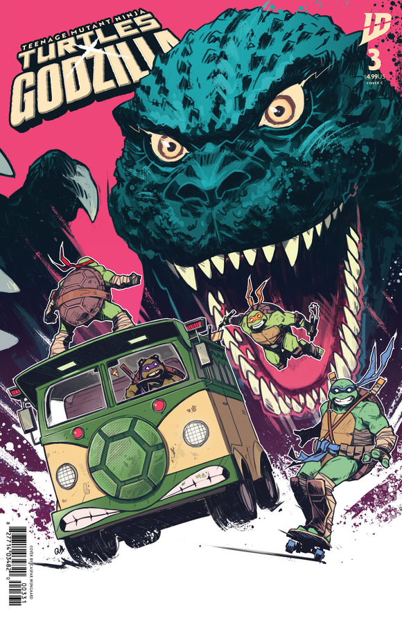 *Pre-Order* Teenage Mutant Ninja Turtles x Godzilla #3 Variant C (Wijngaard)