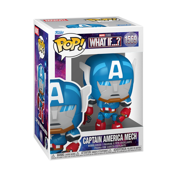 POP MARVEL WHAT IF CAPTAIN AMERICA MECH