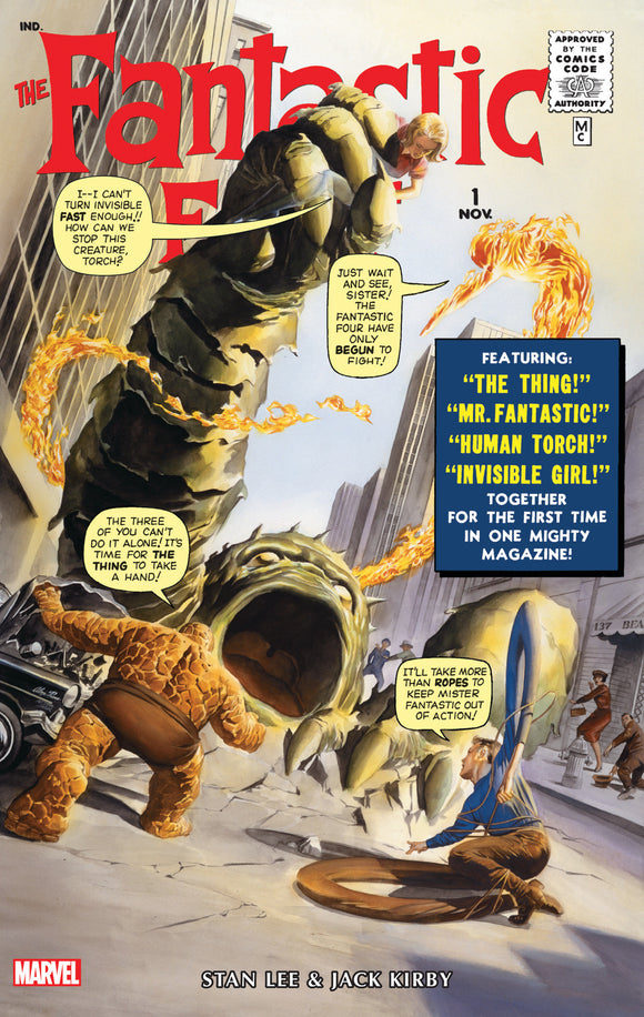 *Pre-Order* THE FANTASTIC FOUR OMNIBUS VOL. 1 ALEX ROSS COVER [NEW PRINTING 3]