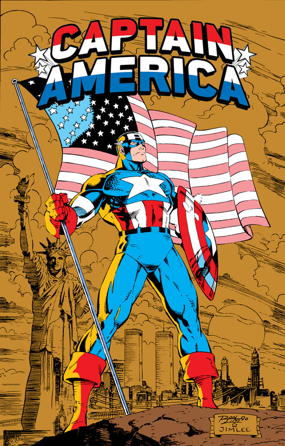 *Pre-Order* CAPTAIN AMERICA BY MARK GRUENWALD OMNIBUS VOL. 2 RON LIM ANNIVERSARY COVER