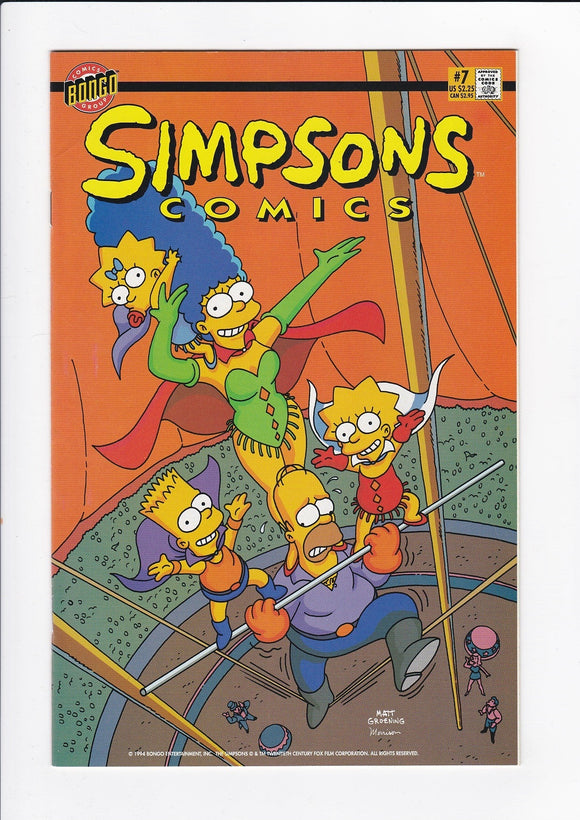 Simpsons Comics  # 7