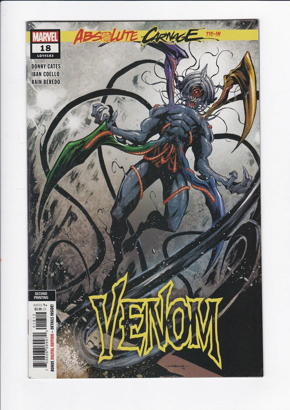 Venom Vol. 4  # 18  2nd Print Variant