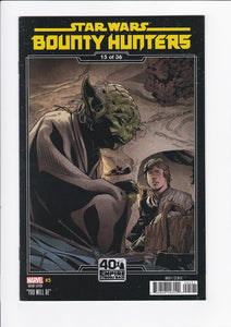 Star Wars: Bounty Hunters  # 5  40th Anniversary Variant