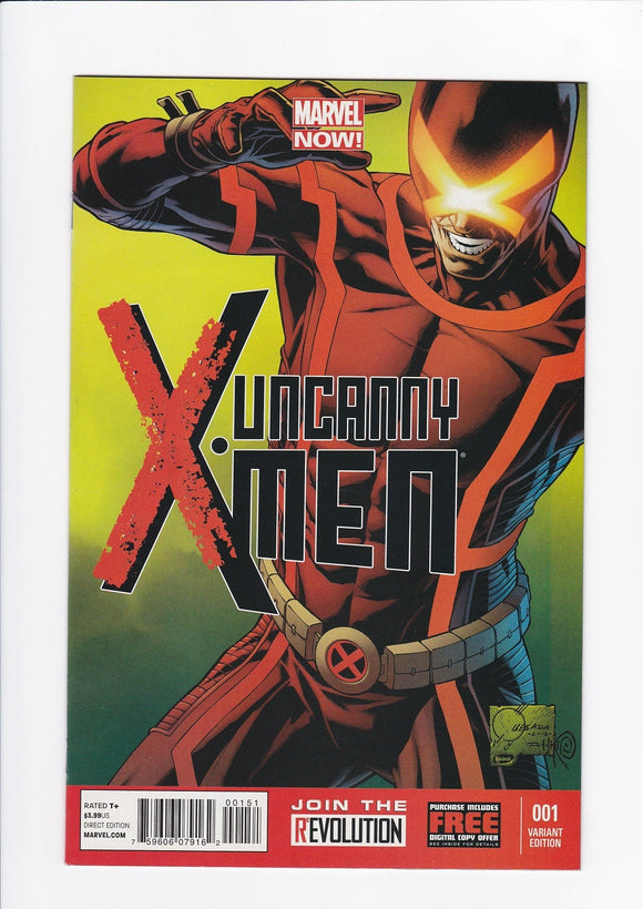 Uncanny X-Men Vol. 3  # 1  1:100 Incentive Quesada Variant