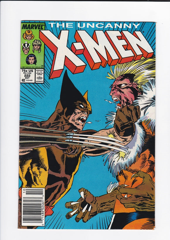 Uncanny X-Men Vol. 1  # 222  Newsstand