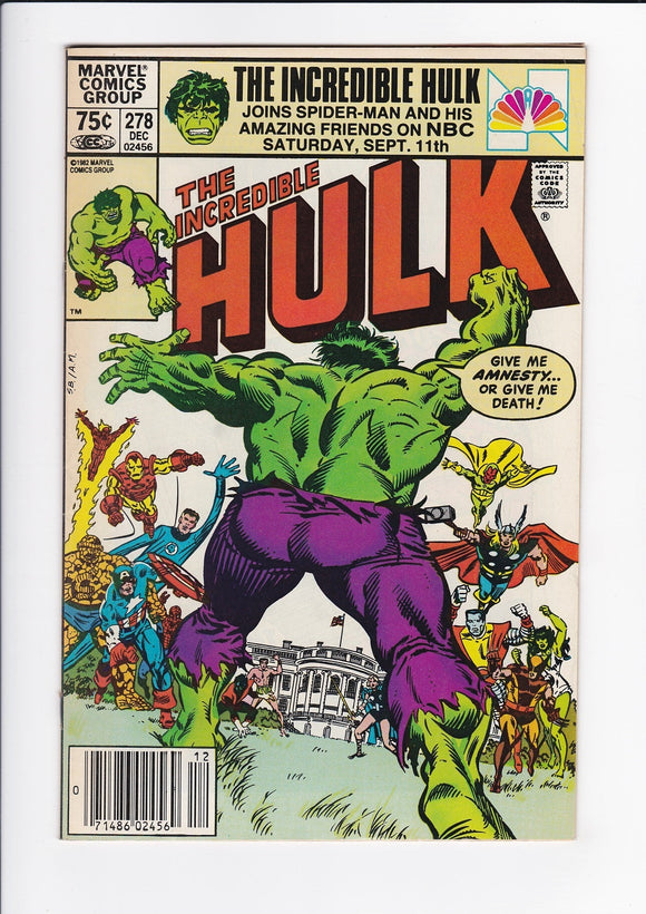 Incredible Hulk Vol. 1  # 278  Canadian