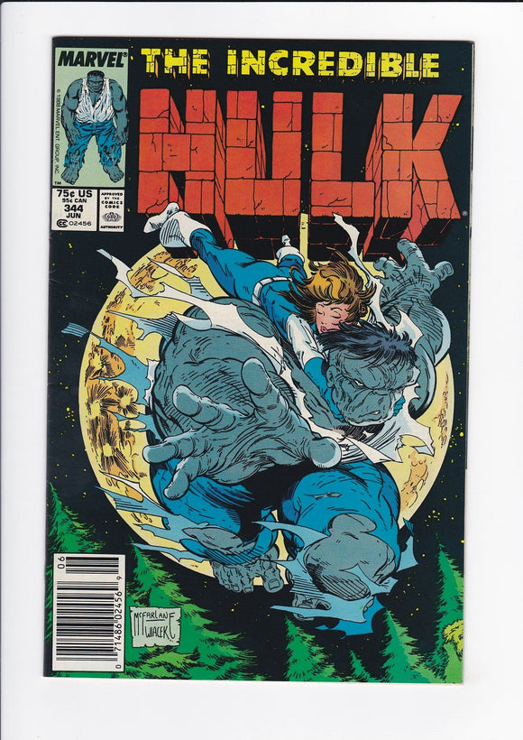 Incredible Hulk Vol. 1  # 344  Newsstand