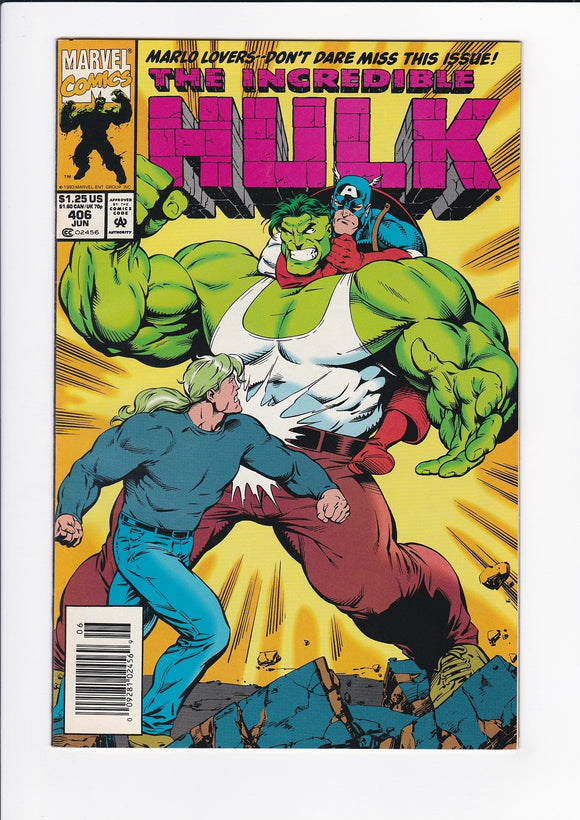 Incredible Hulk Vol. 1  # 406  Newsstand