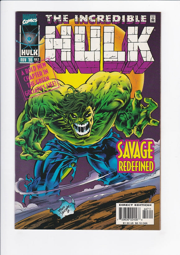 Incredible Hulk Vol. 1  # 447