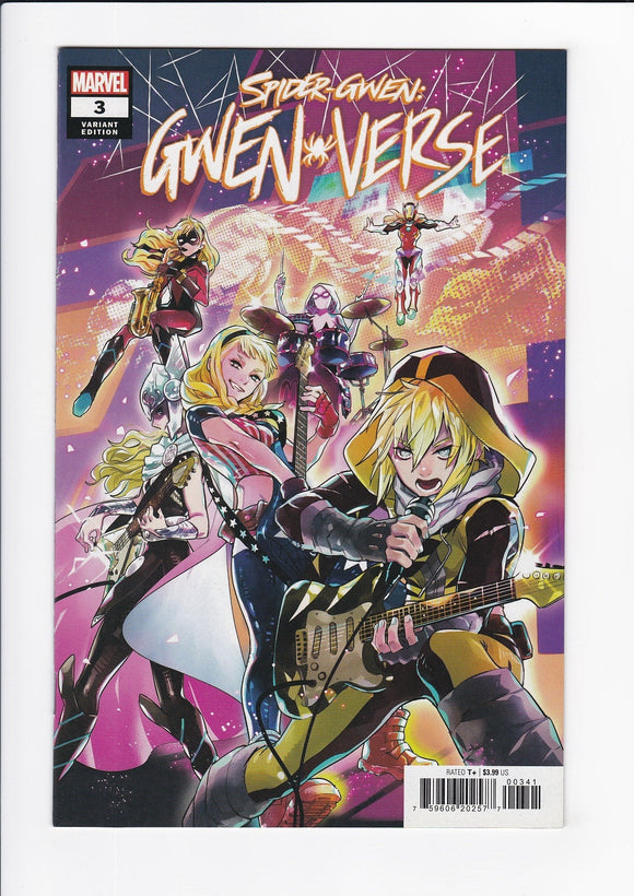 Spider-Gwen: Gwenverse  # 3  Fuji  1:25  Incentive Variant