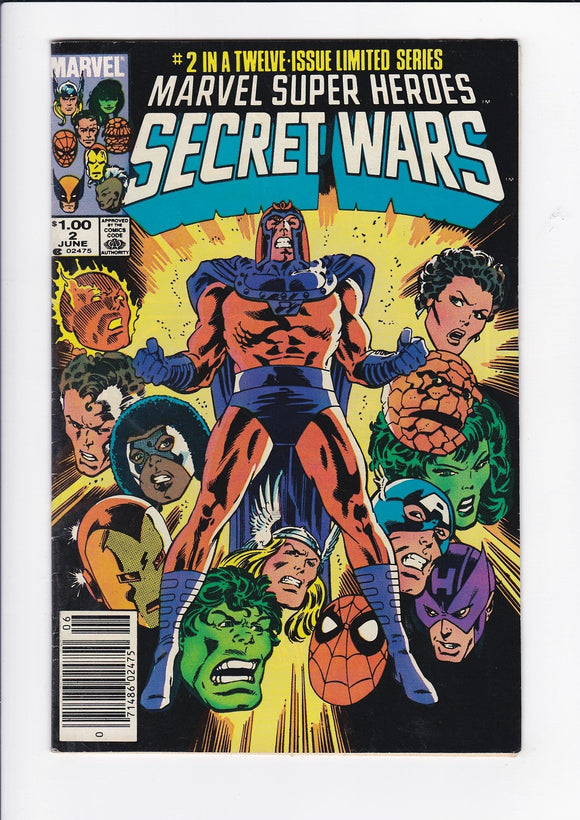 Marvel Super Heroes: Secret Wars  # 2  Canadian