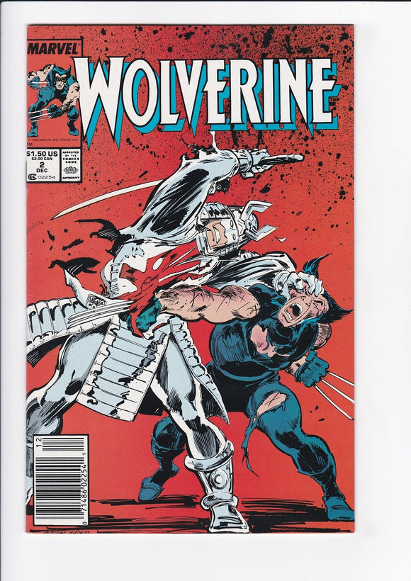 Wolverine Vol. 2  # 2  Newsstand