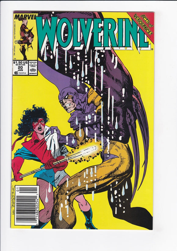 Wolverine Vol. 2  # 20  Newsstand