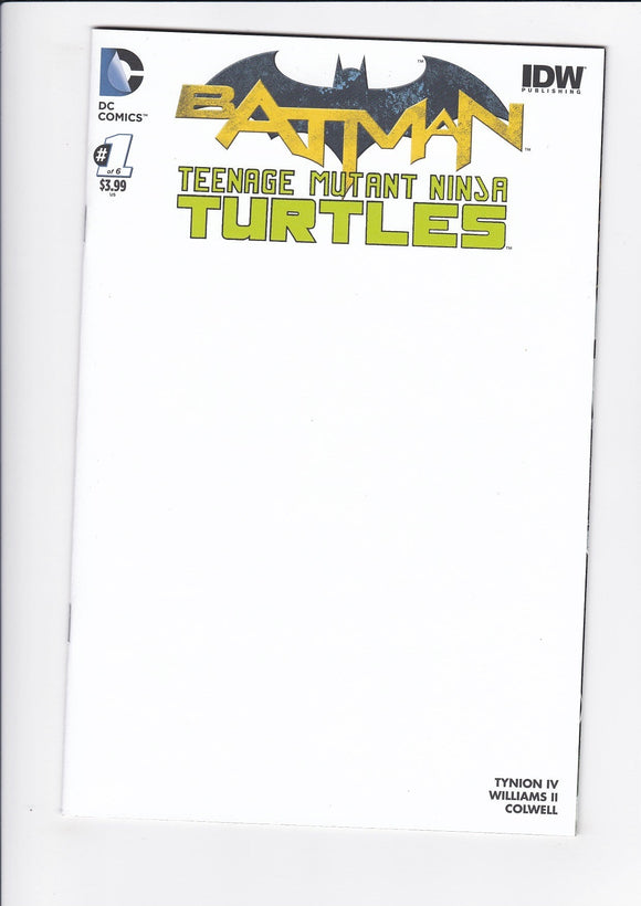 Batman / Teenage Mutant Ninja Turtles Vol. 1  # 1  Blank Variant