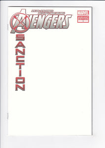 Avengers: X-Sanction  # 1  Blank Variant
