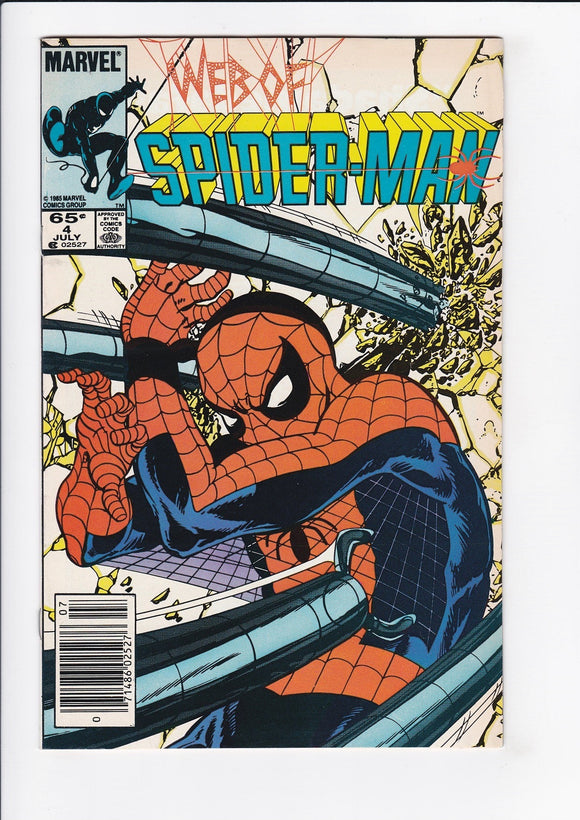 Web of Spider-Man Vol. 1  # 4  Newsstand