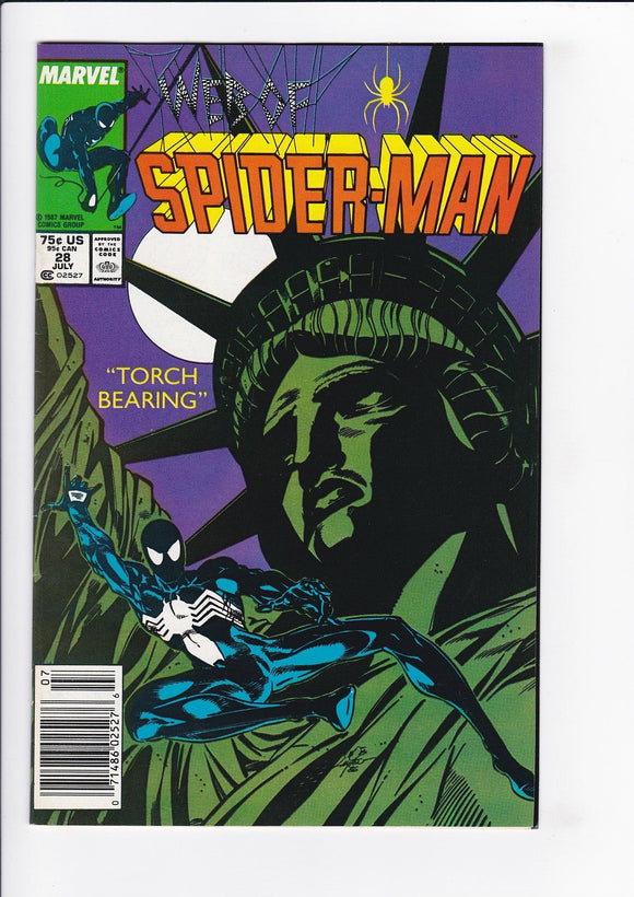 Web of Spider-Man Vol. 1  # 28  Newsstand