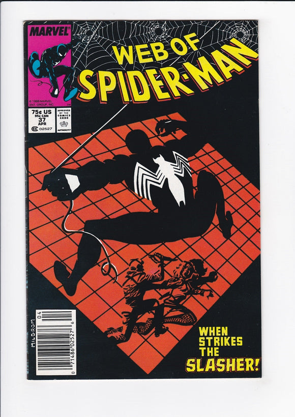 Web of Spider-Man Vol. 1  # 37  Newsstand