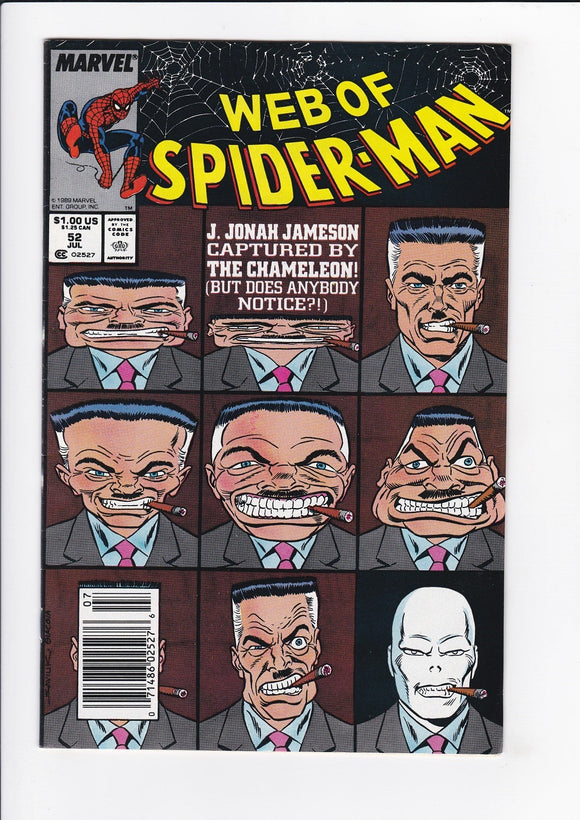 Web of Spider-Man Vol. 1  # 52  Newsstand