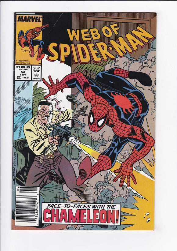 Web of Spider-Man Vol. 1  # 54  Newsstand