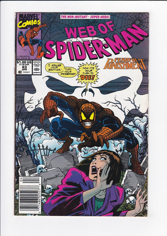 Web of Spider-Man Vol. 1  # 63  Newsstand