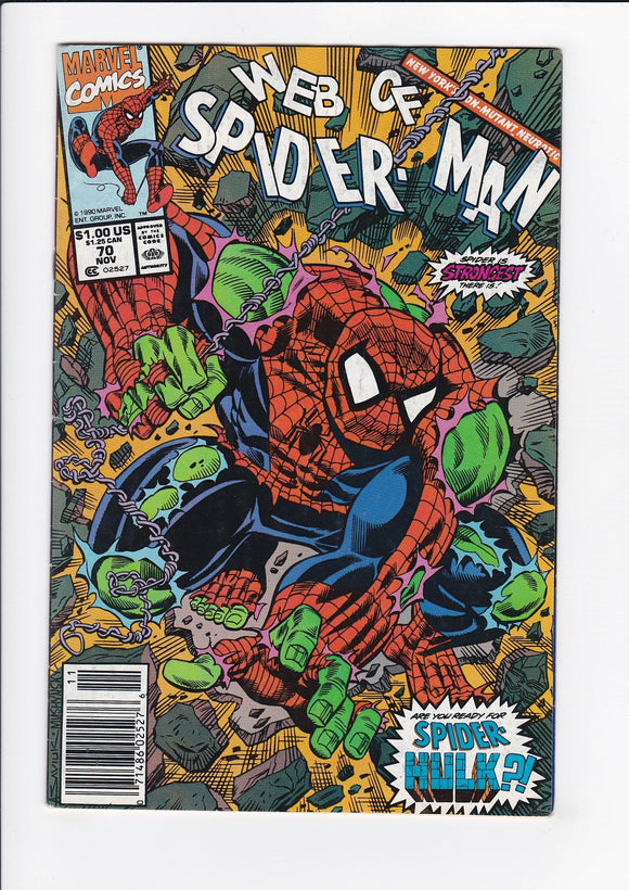 Web of Spider-Man Vol. 1  # 70  Newsstand
