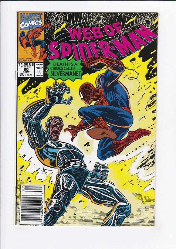 Web of Spider-Man Vol. 1  # 80  Newsstand