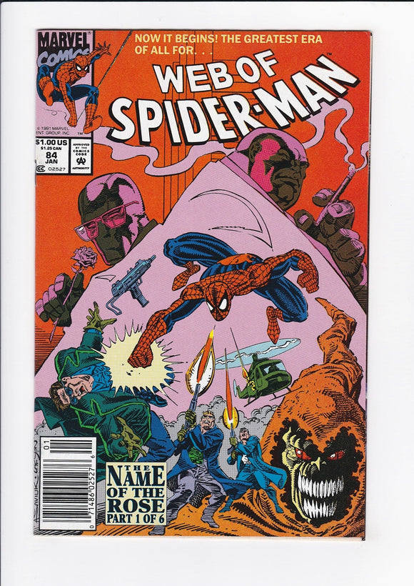 Web of Spider-Man Vol. 1  # 84  Newsstand